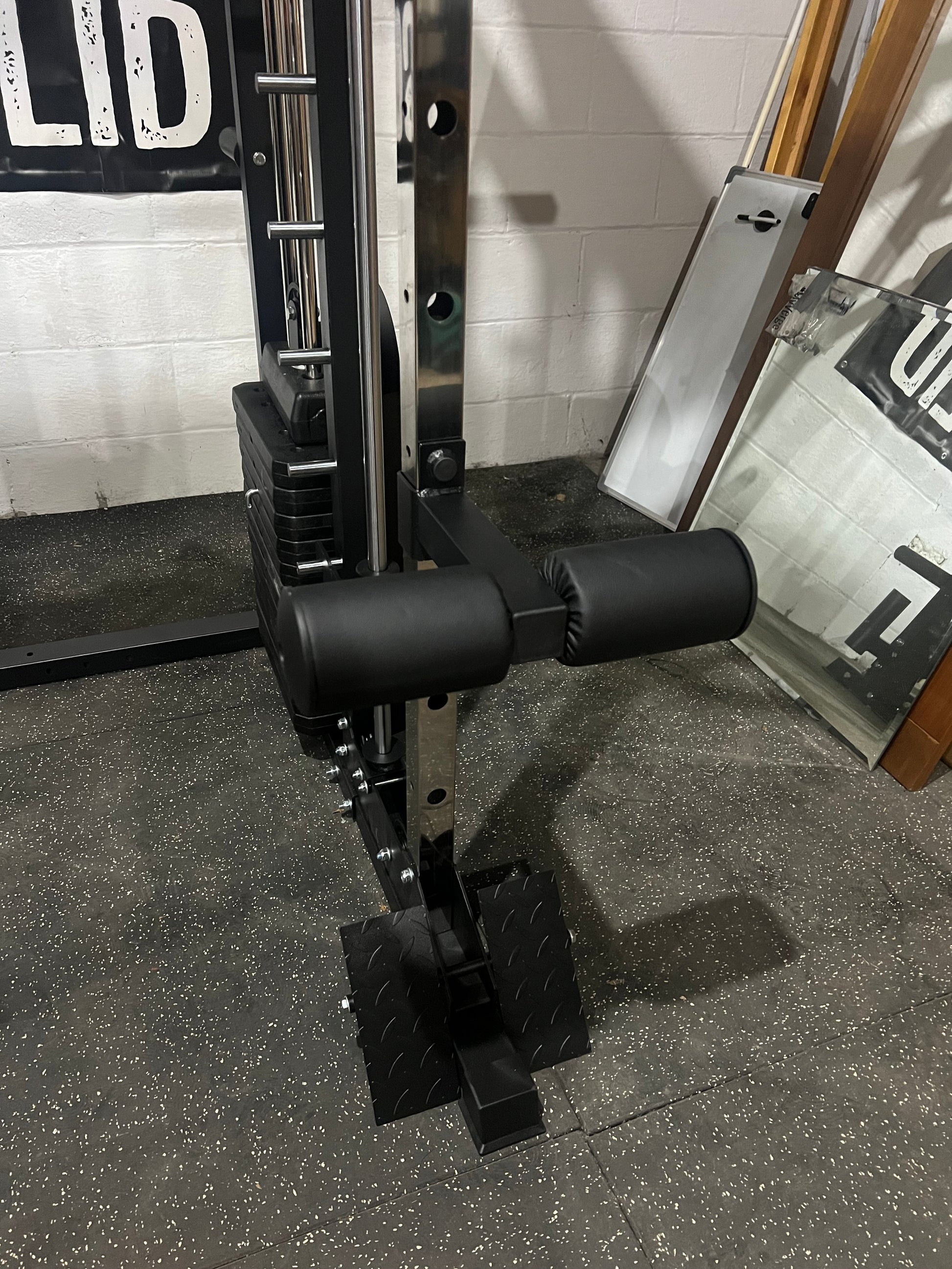 Rock Solid Fitness Equipment Weight Lifting Machines & Racks MULTIFUNCTIONAL POWER RACK WITH SMITH AND DUAL STACK CABLE MACHINE