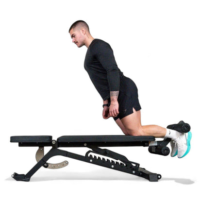 Rock Solid Fitness Equipment Exercise Benches NORDIC ADJUSTABLE FID BENCH