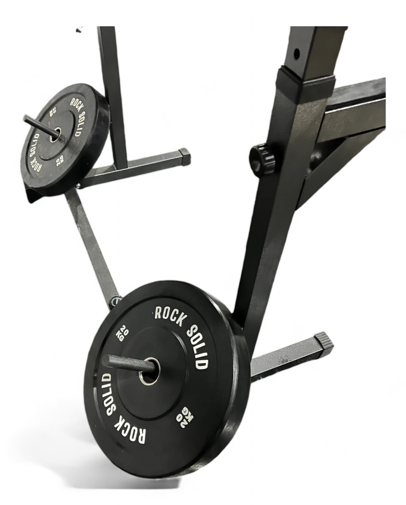 Rock Solid Fitness Equipment Weight Lifting Machines & Racks ROCK SOLID ADJUSTABLE SQUAT STAND