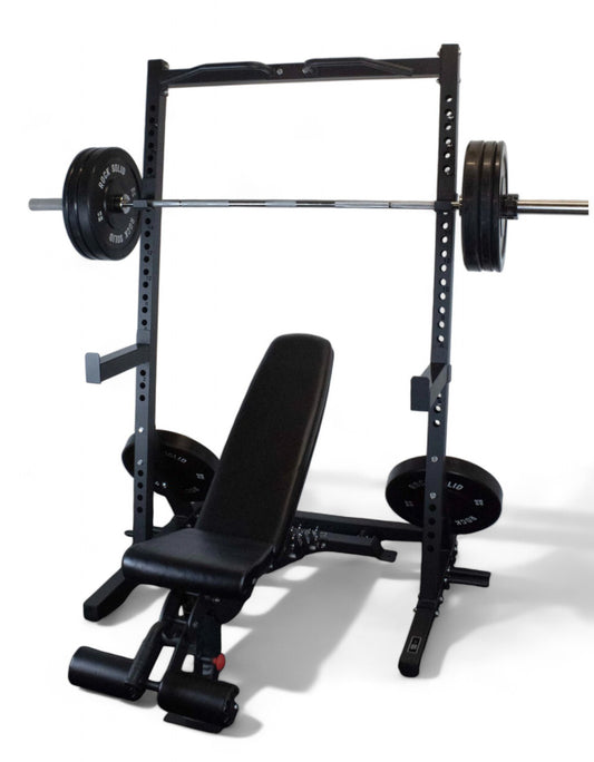 SEMI COMMERCIAL HALF RACK 1.0 HOME GYM PACKAGE